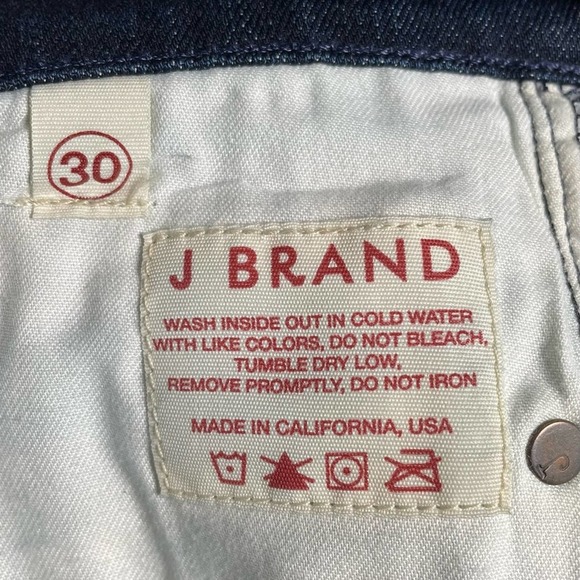 J BRAND WOMEN'S SEXY Y2K SKINNY JEANS ZIP ANKLE BLUE - 30 - Picture 7 of 8